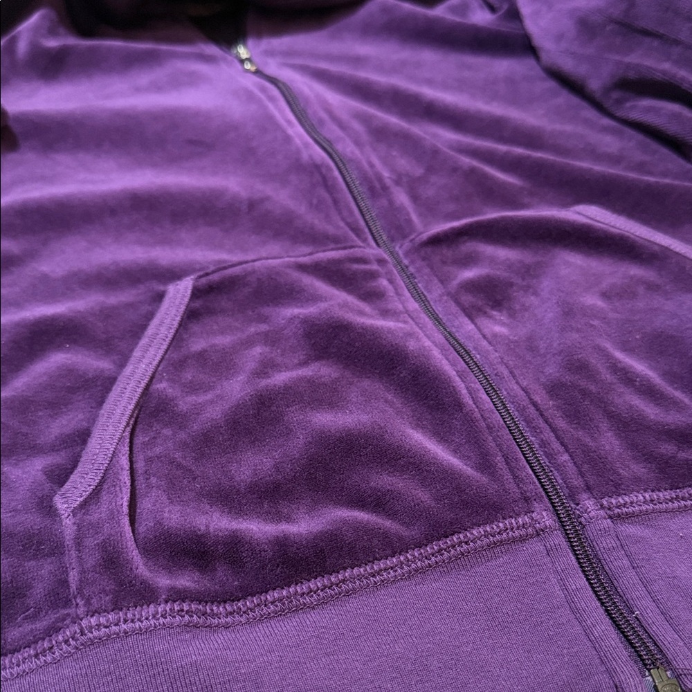 Juicy Couture Vintage Velour Zip-up Small - Picture 4 of 8